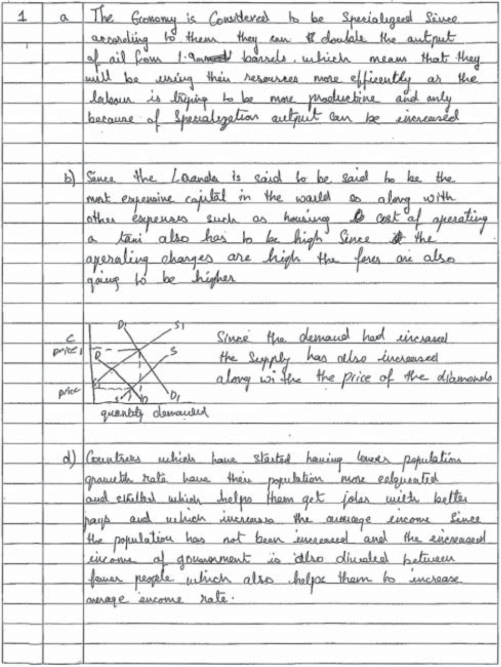 Example Candidate Responses (Standards Booklet)